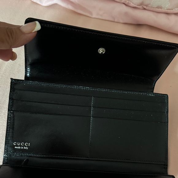 Gucci Black Monogram Wallet - Picture 3 of 10